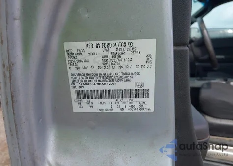 2011 Ford Escape Xlt из США, поврежденный, VIN 1FMCU0D79BKB12064